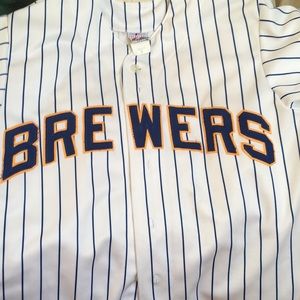 Brewers Pinstripe Jersey